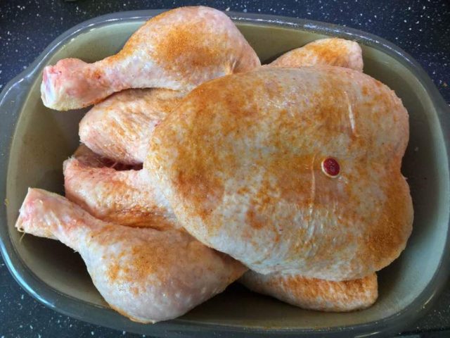 Saftige zartes Hähnchen aus dem Ofenmeister