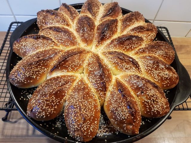 Gefüllte Spinat Feta Päckchen auf dem ROCKCROK®-Grillstein