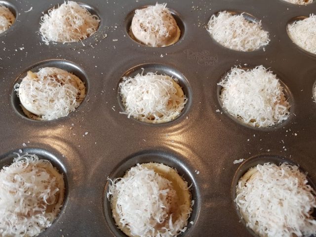 Fingerfood - Champignon Häppchen aus der Mini Muffin Form Deluxe