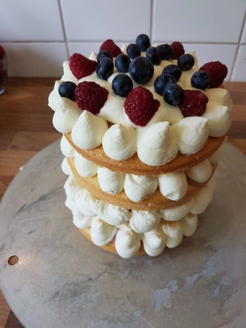 Schichtkuchen im Pampered Chef Schichttorten-Backset