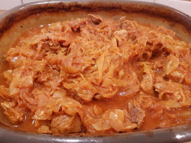 Szegediner Gulasch im Ofenmeister