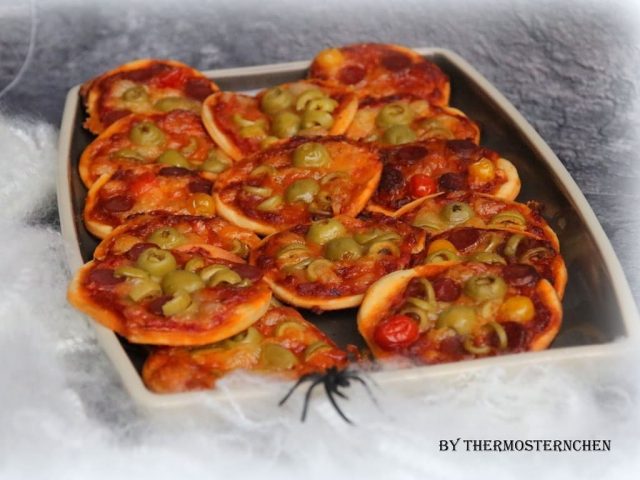 Piccolinis " Giftig grüne Spinnen " Halloween