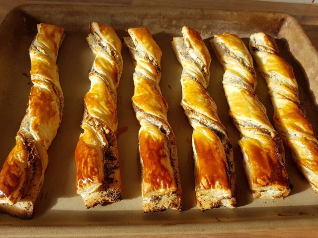 Marzipan Spiralen auf dem großen Ofenzauberer