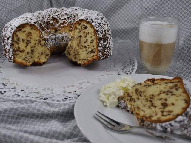 Stracciatella Kuchen im Zauberring