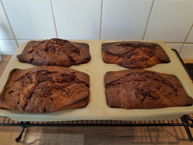 Erdnuss Schoko Küchlein im Zauberkästchen