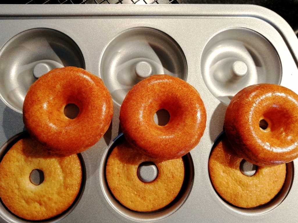 Joghurtkuchen aus der Kuchenriegel oder Donut-Form