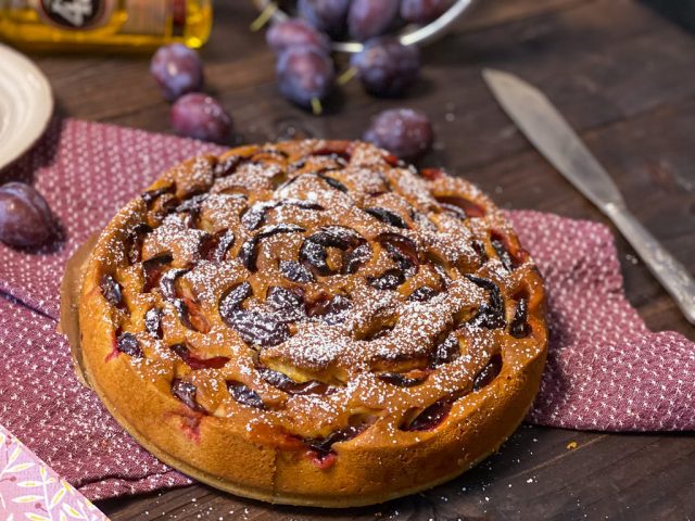 Zwetschgen - Eierlikör - Kuchen