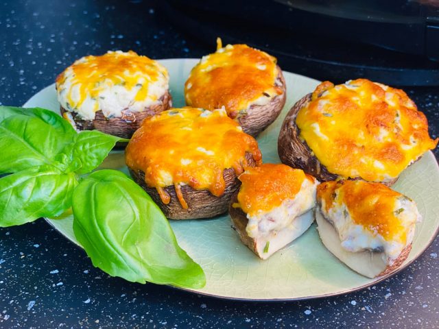 Gefüllte Champignons - Aus dem Air Fryer