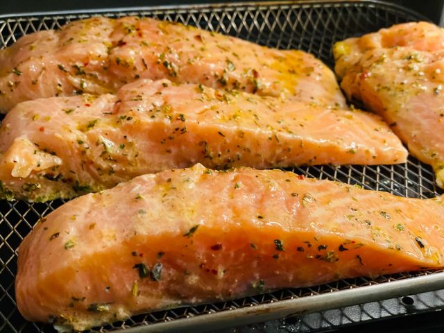 Marinierter Lachs - Aus dem Air Fryer
