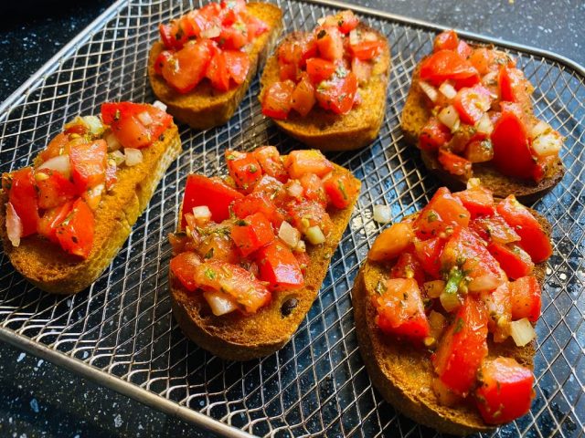Bruschetta - Aus dem Air Fryer
