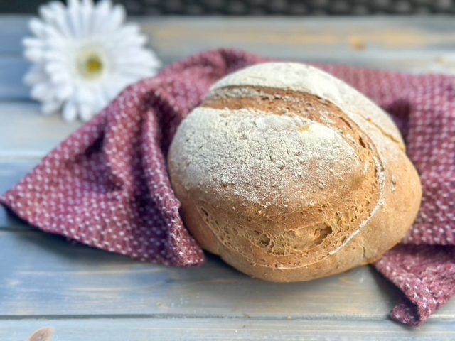 Dinkelbrot aus dem AirFryer