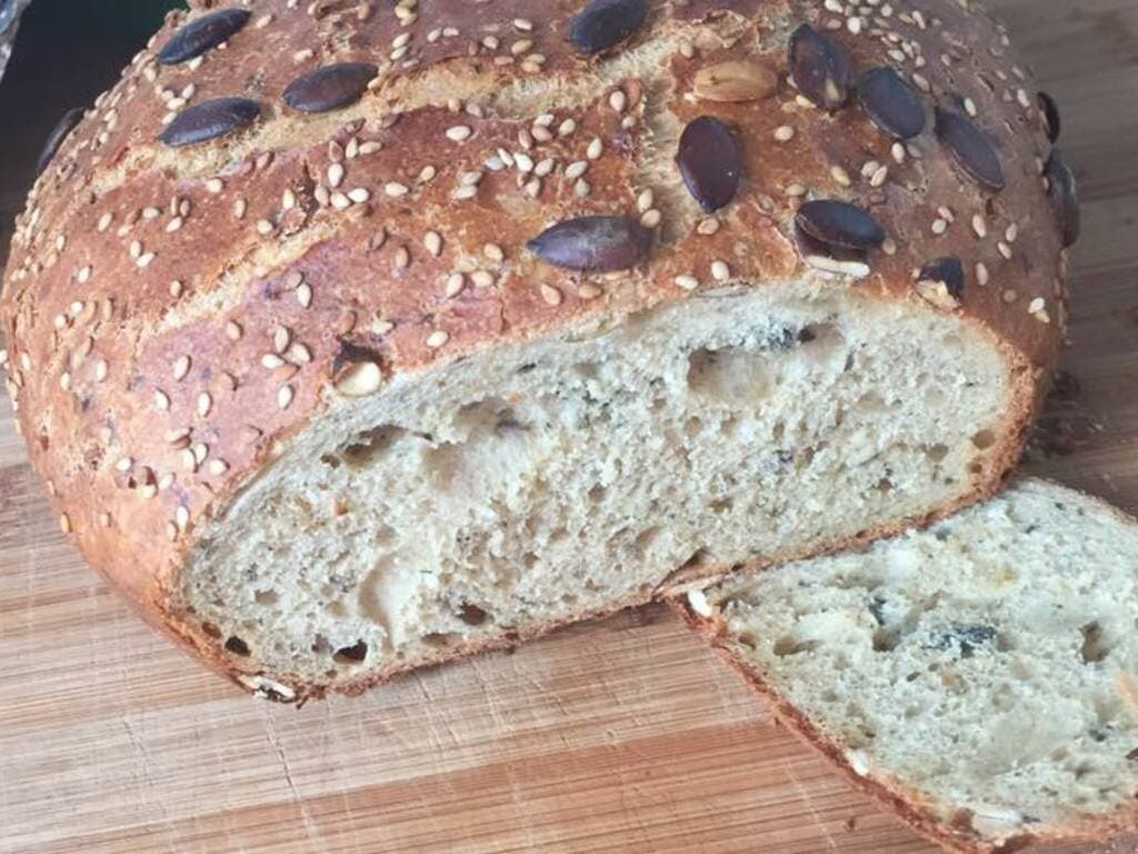 Dinkel-Kürbis-Krusterl aus dem runden o. kleinen Zaubermeister