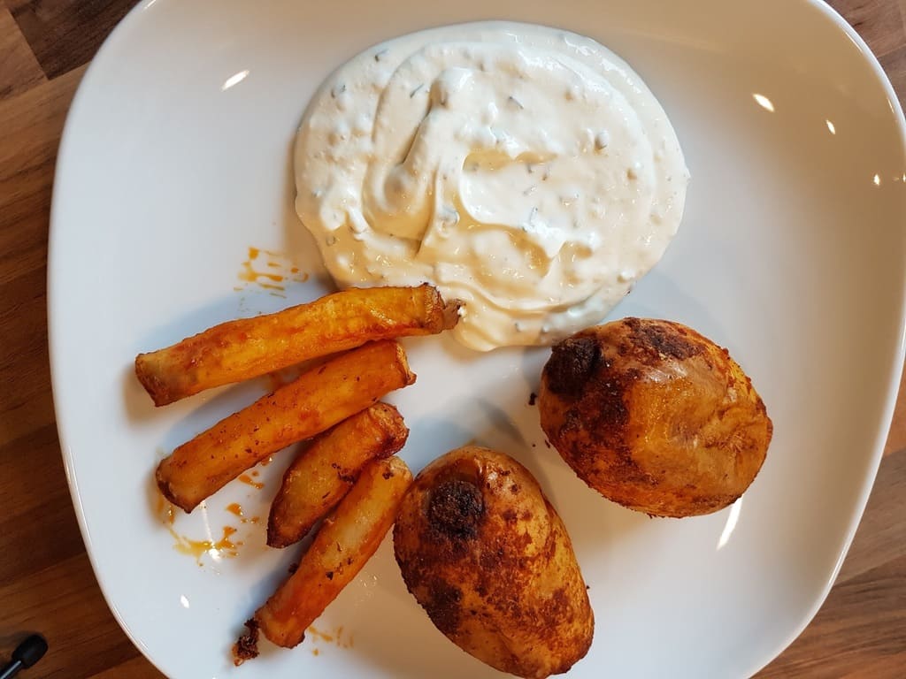 Gefüllte Kartoffeln auf dem großen Ofenzauberer von Agnes