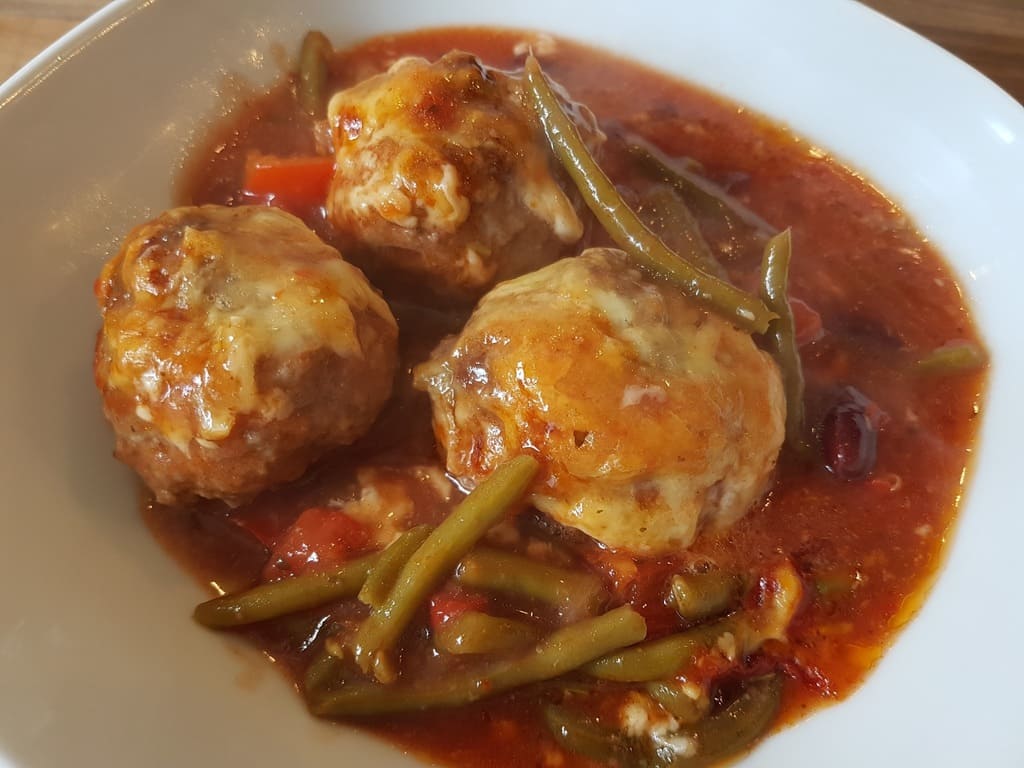 Hackbällchen Tex Mex aus der große Ofenhexe