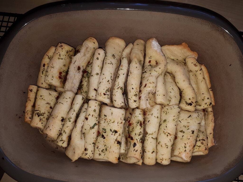 Kräuterfaltenbrot aus dem kleinen Zaubermeister