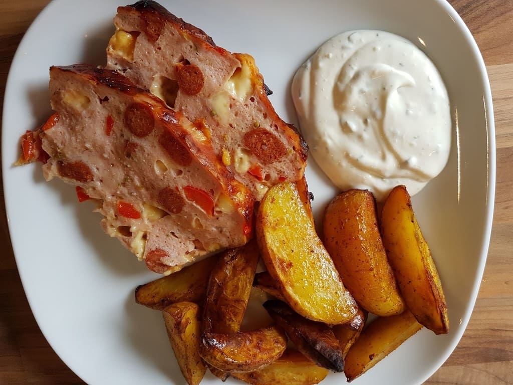 Pizzafleischkäse aus dem Zauberkasten von Pampered Chef