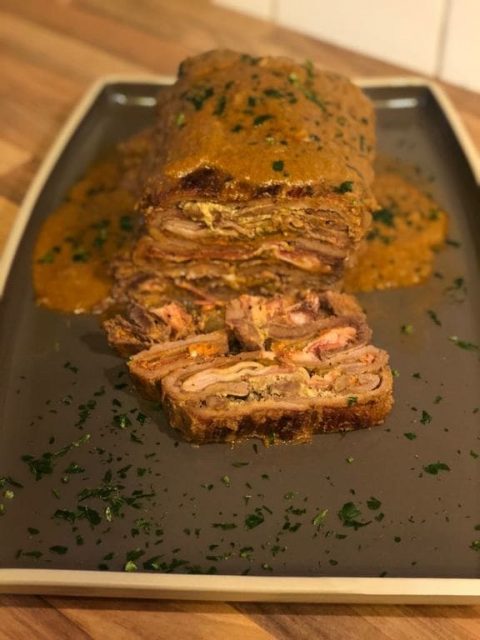 Rouladen Schichtbraten im Kompforttopf von PC