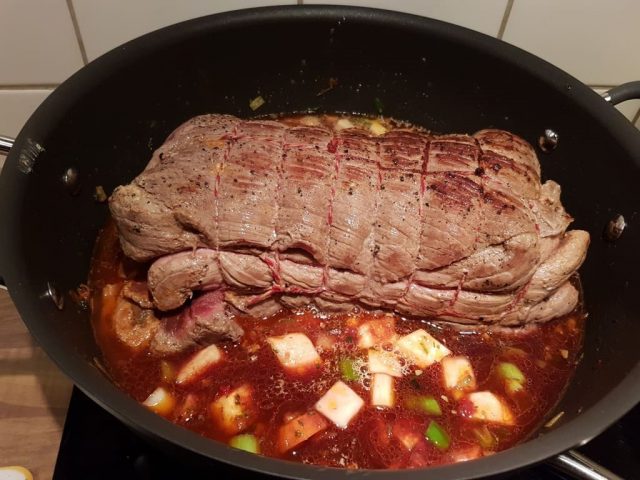 Rouladen Schichtbraten im Kompforttopf von PC