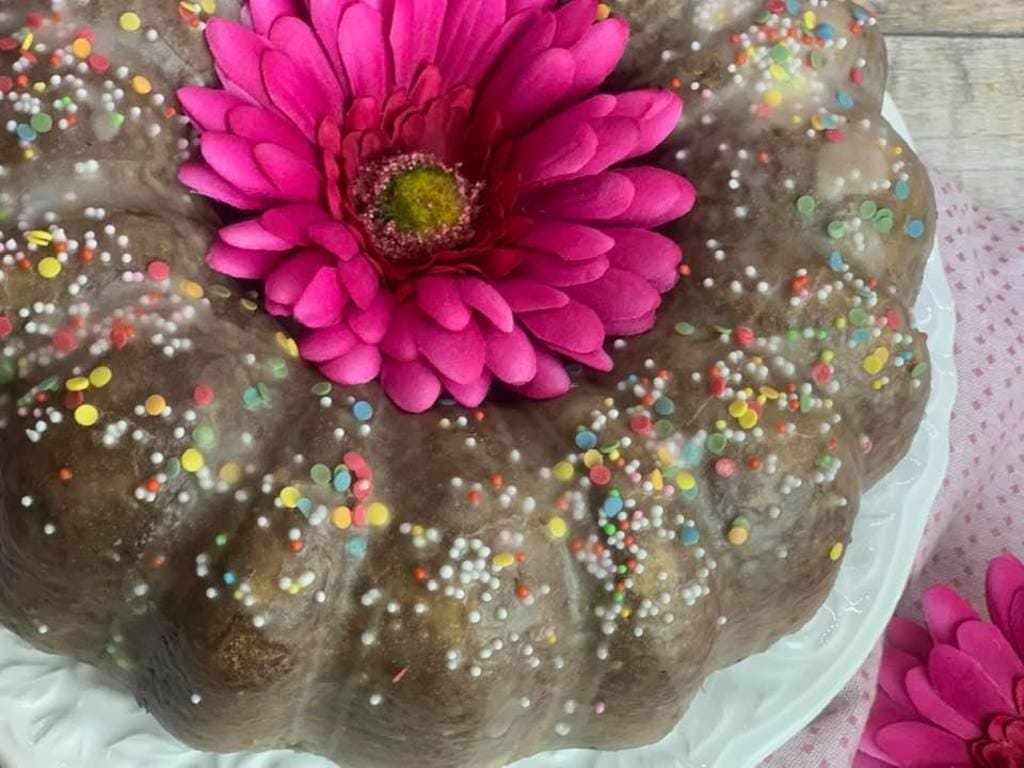 Kakao – Schokoladenkuchen aus der Kranzform ( Gugelhupfform )