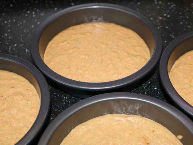 Carrot Cake like Starbucks mit dem Schichtkuchenbackset