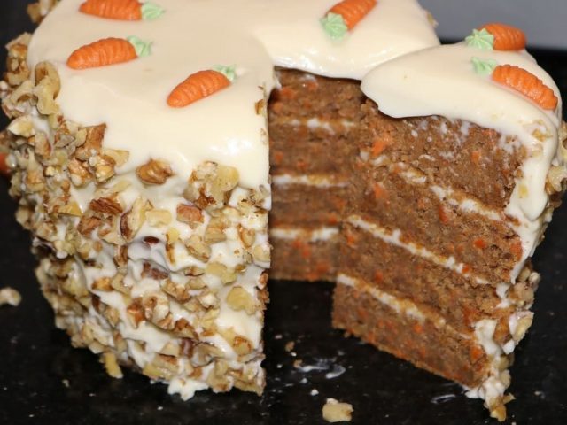 Carrot Cake like Starbucks mit dem Schichtkuchenbackset