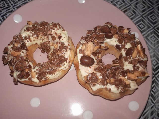 Donuts aus dem Backofen in der Mini-Gugelhupfform von Pampered Chef®