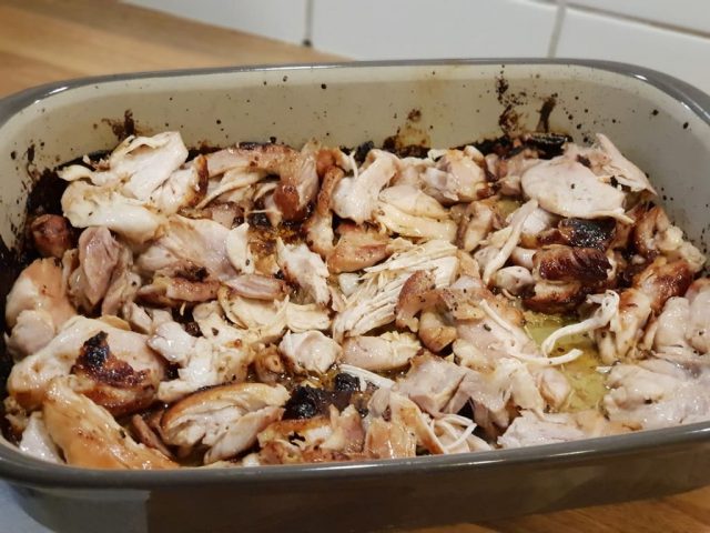 Hähnchen Rillettes aus der rechteckige Ofenhexe®