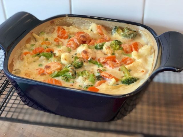 Helle Soße für Kaisergemüse mit dem Bäker