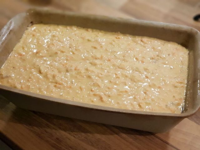 Möhren - Walnusscake mit Frosting aus dem Zauberkasten