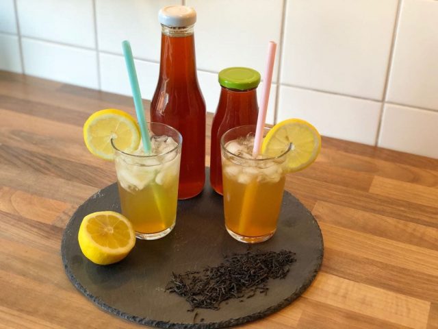 Zitronen Eistee Sirup wie von Lipton