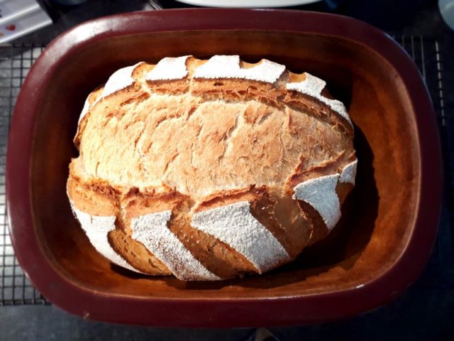 Weizenkruste mit Joghurt