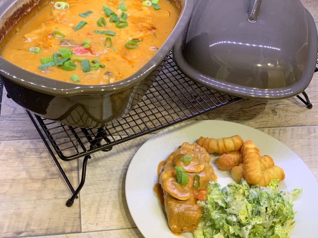 Jägerschnitzel Schmortopf aus dem Ofenmeister