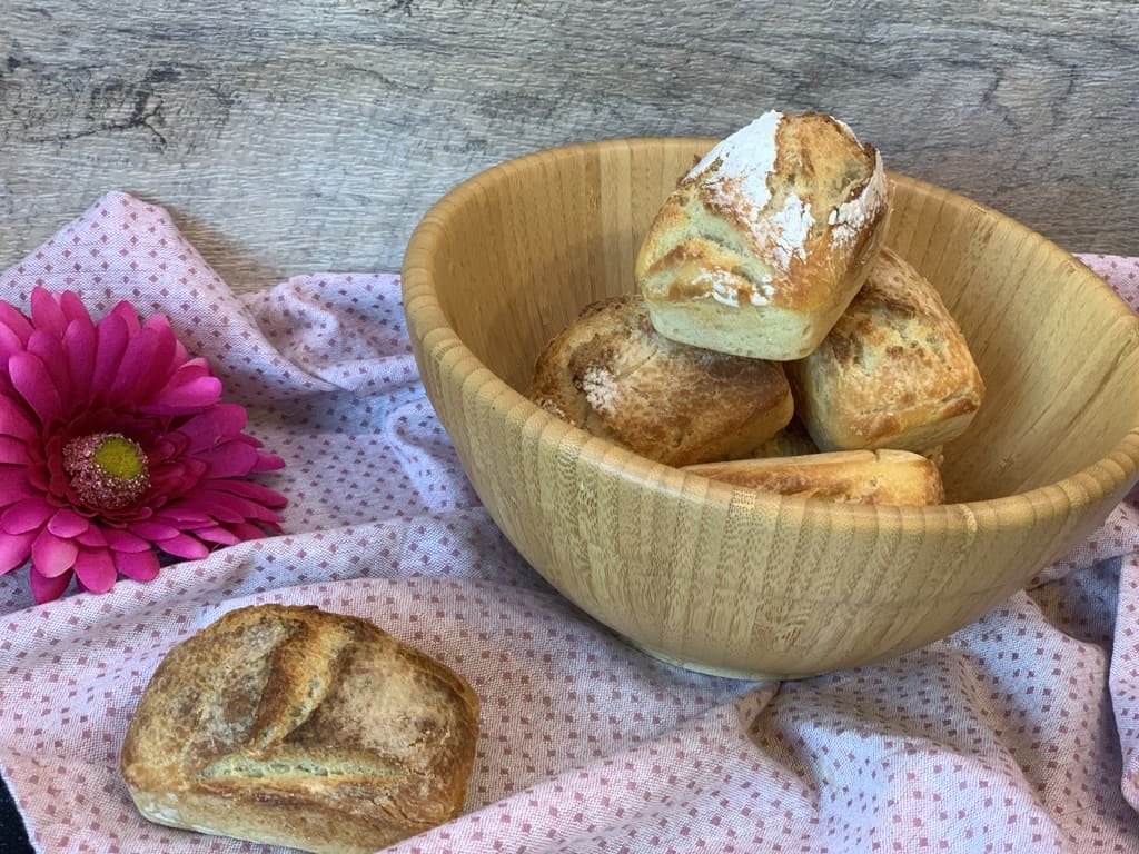 Baguette magique Brötchen aus der neuen Mini-Kuchenform,