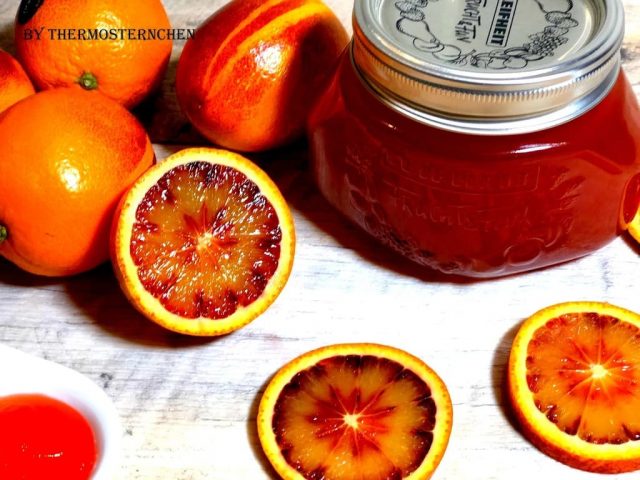 Blutorangen Aperol Power Gelee