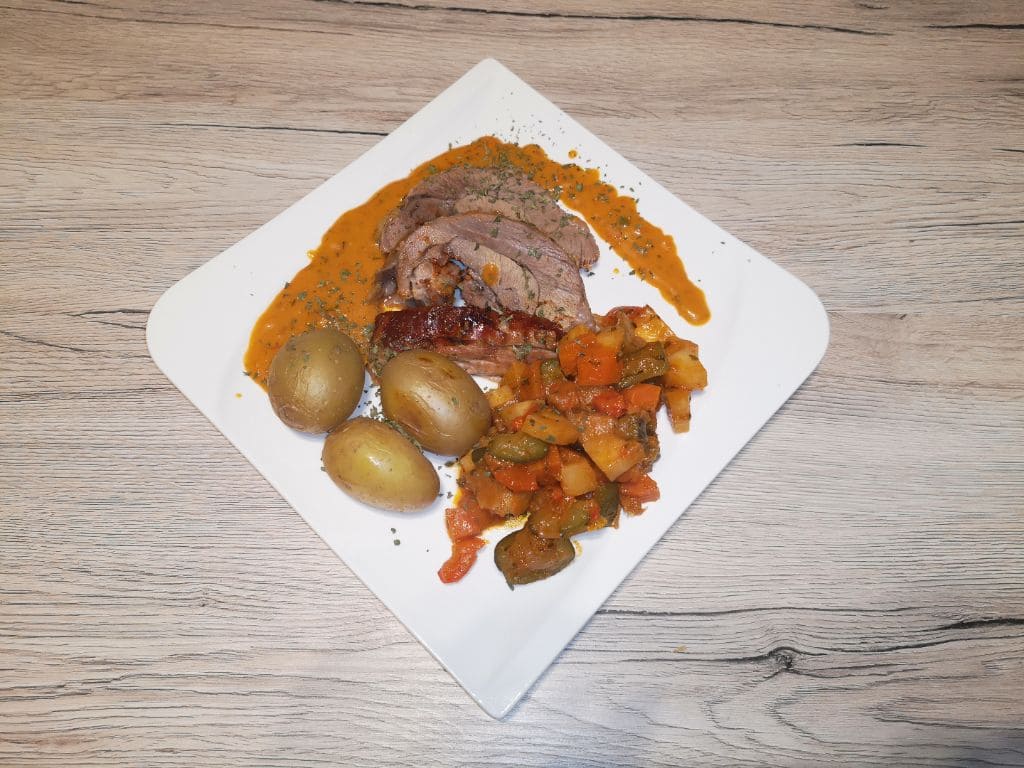 Hot one Pot Putenrollbraten