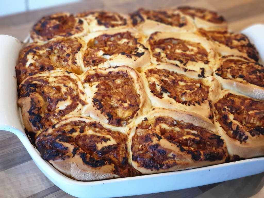 Pulled Chicken Rolls aus dem Flachen Bäker