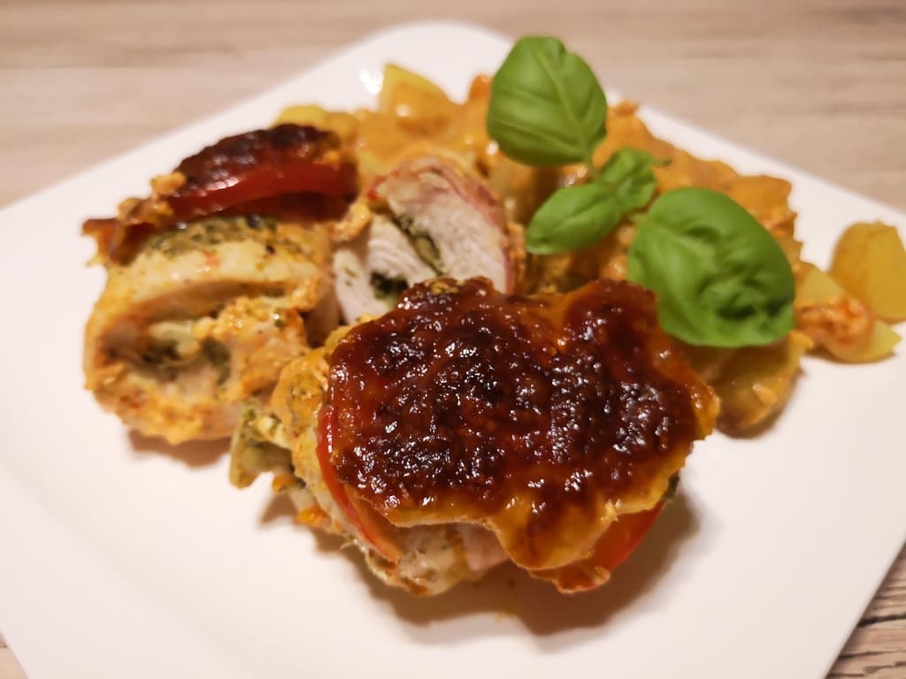 Silke’s Pesto-Putenröllchen