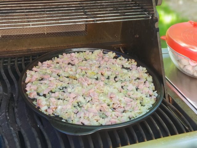 Champingons / Pilzpfanne auf dem Rockcrok wie vom Schützenfest