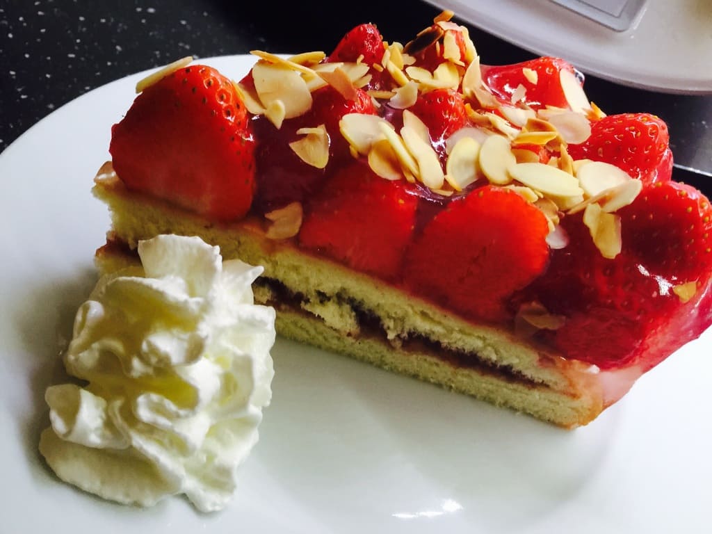 Erdbeerkuchen