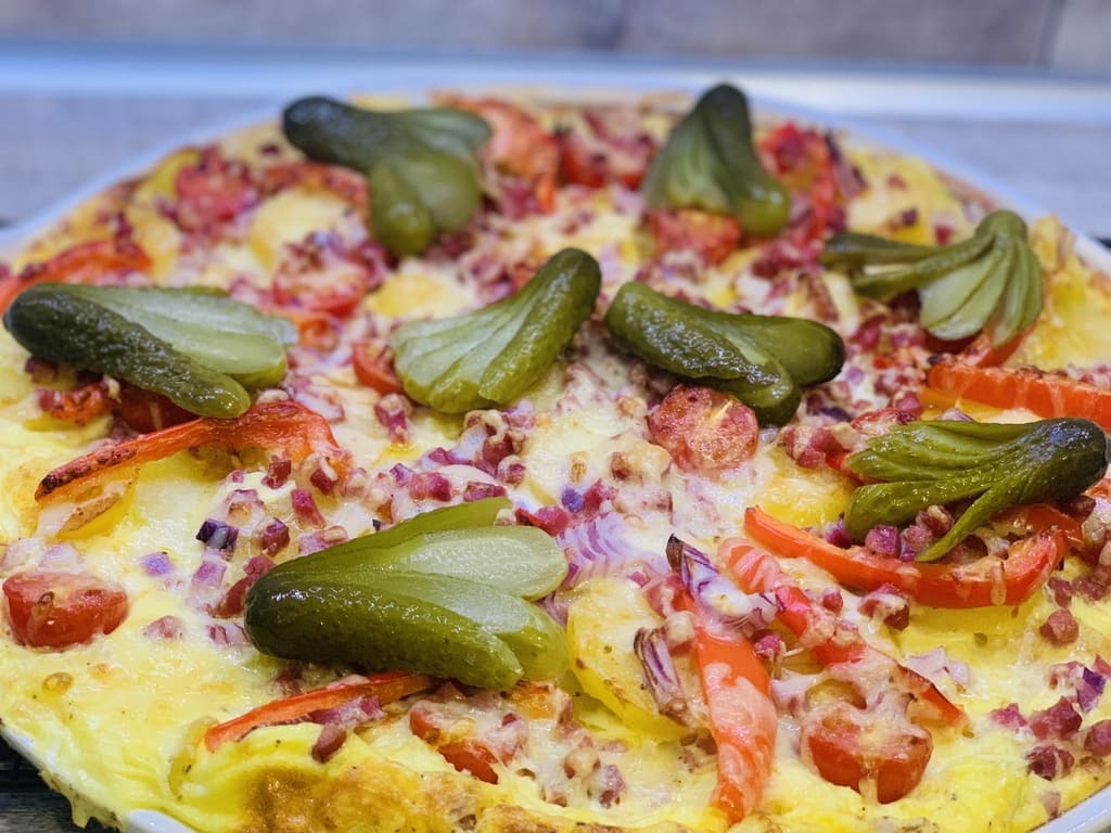 Bauernfrühstück / Ofen – Omlette nach Bauernart auf der White Lady