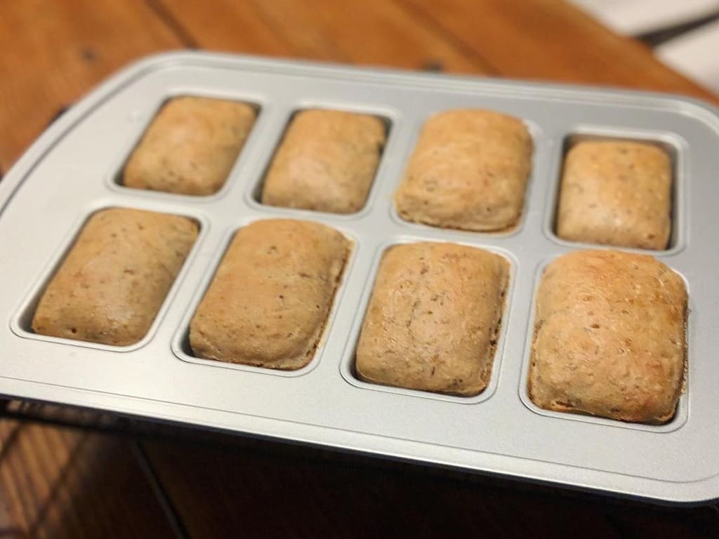 Körner-Riegel aus der Mini-Kuchenform