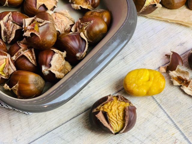 Maronen aus der mittleren Ofenhexe