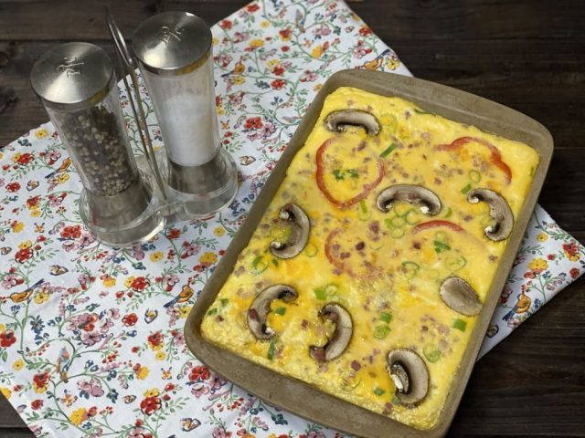 Eier Omelett vom Ofenzauberer