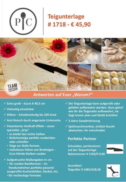 Pampered Chef Produkt Informationen