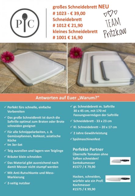 Pampered Chef Produkt Informationen