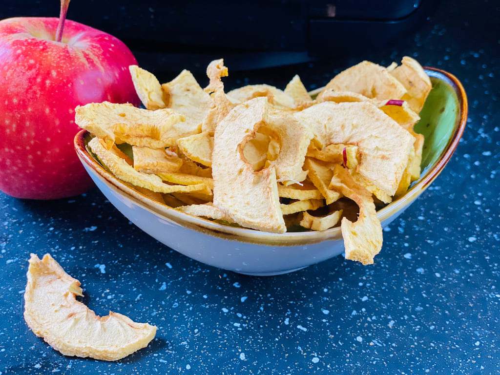 Apfelchips / Apfelringe – Aus dem Air Fryer