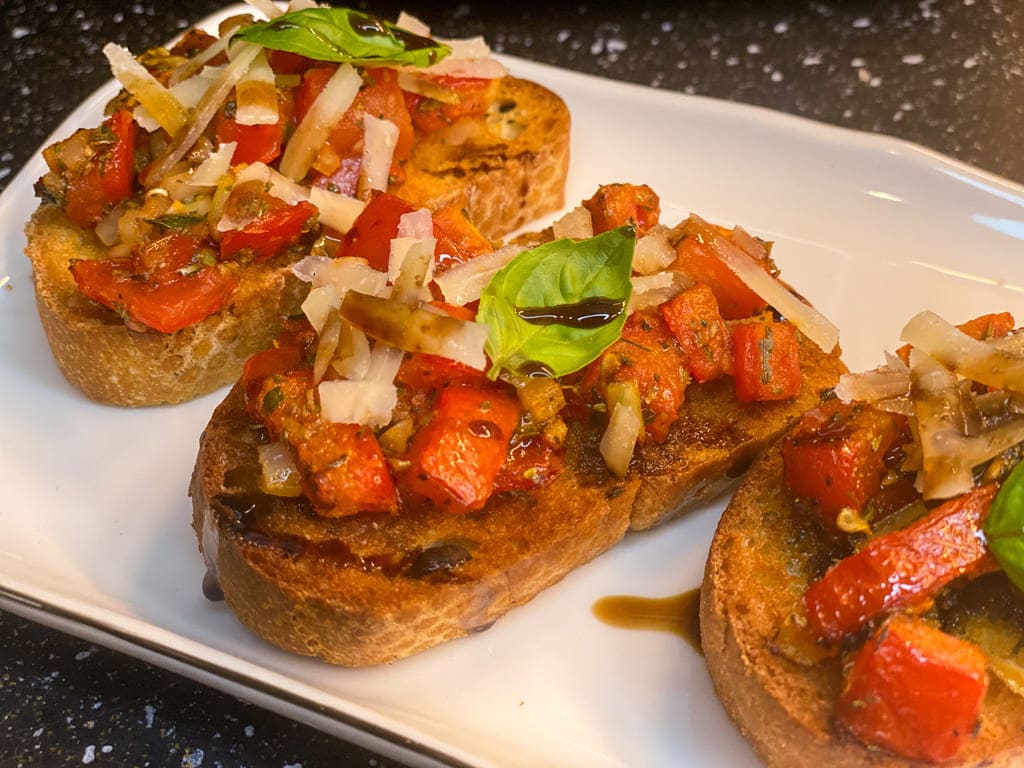 Bruschetta – Aus dem Air Fryer