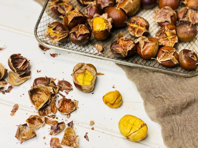 Geröstete Maronen - Aus dem Air Fryer