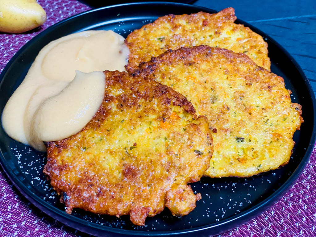 Knusprige Kartoffelpuffer / Reibekuchen