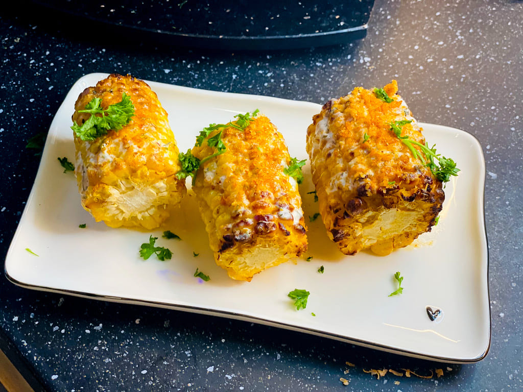 Maiskolben – Aus dem Air Fryer